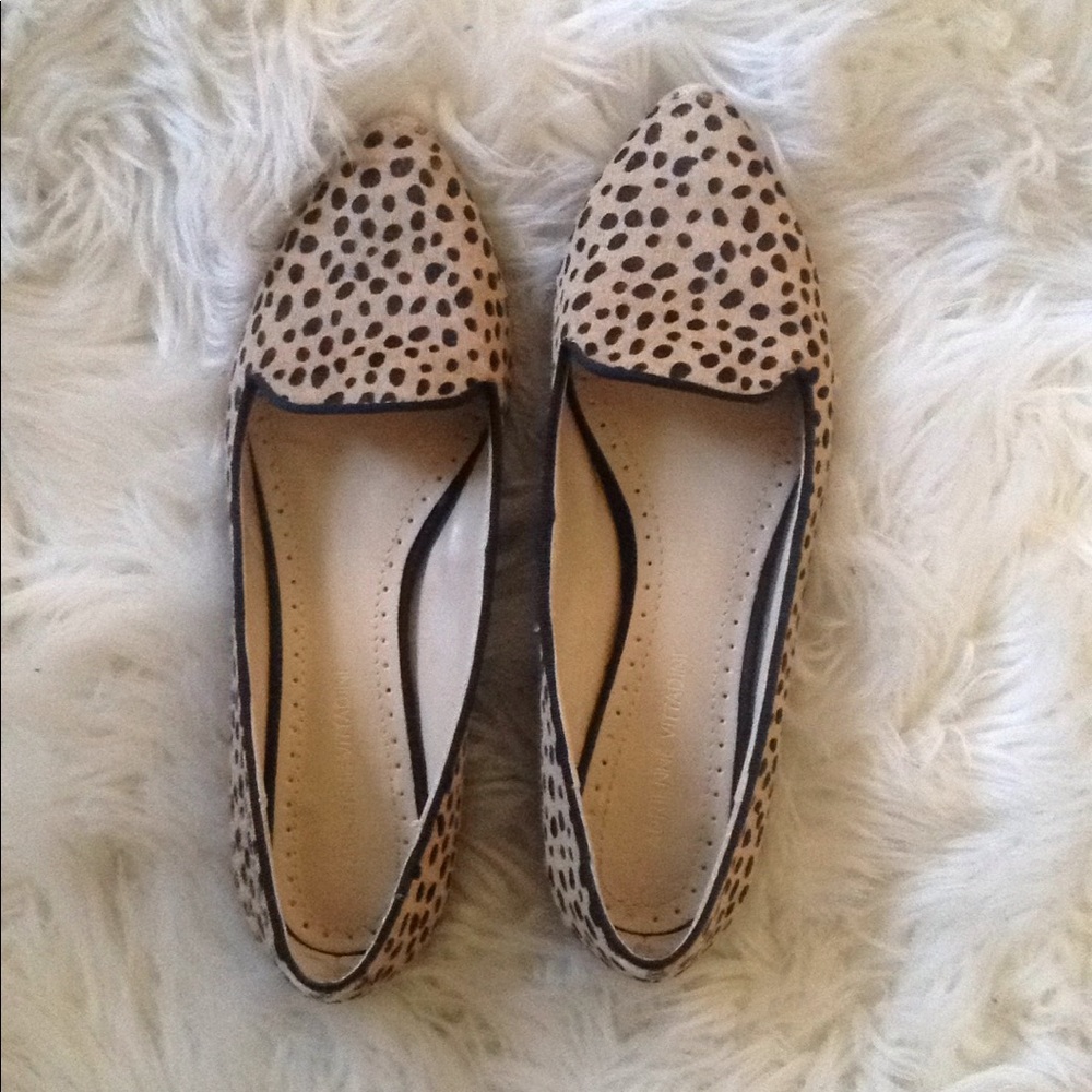 Adrienne Vittadini Leopard Flats